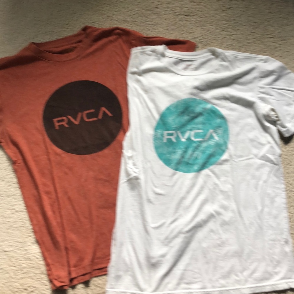 Two RVCA tees
